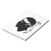 Notepad mit der Flagge von Korsika Notizblock (Rotiert)