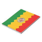 Notepad mit der Flagge von Los Angeles, Kalifornie Notizblock (Rotiert)