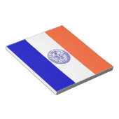 Notepad mit der Flagge von New York City Notizblock (angewinkelt)