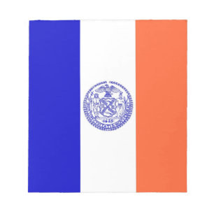 Notepad mit der Flagge von New York City Notizblock
