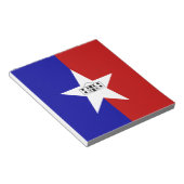 Notepad mit der Flagge von San Antonio City, USA Notizblock (angewinkelt)