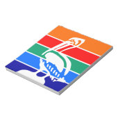 Notepad mit der Flagge von St. Petersburg Notizblock (Rotiert)