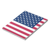 Notepad mit der Flagge von USA Notizblock (Rotiert)