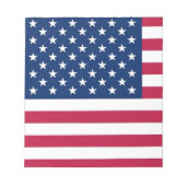 Notepad mit der Flagge von USA Notizblock (Vorderseite)