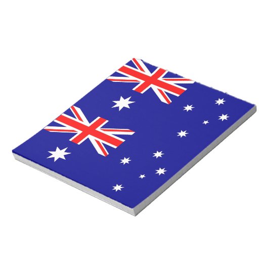 Notepad mit Flagge Australiens Notizblock (Rotiert)