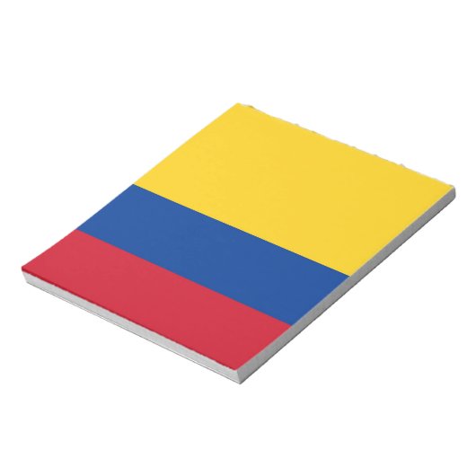 Notepad mit Flagge Kolumbiens Notizblock (Rotiert)