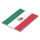 Notepad mit Flagge Mexikos Notizblock (Rotiert)