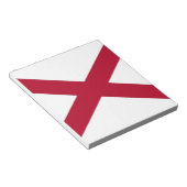 Notepad mit Flagge von Alabama Notizblock (angewinkelt)