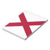 Notepad mit Flagge von Alabama Notizblock (Rotiert)