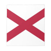 Notepad mit Flagge von Alabama Notizblock (Vorderseite)