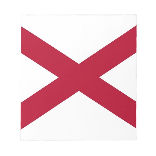 Notepad mit Flagge von Alabama Notizblock (Vorderseite)