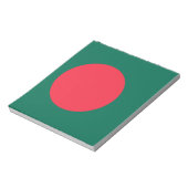 Notepad mit Flagge von Bangladesch Notizblock (Rotiert)