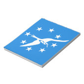 Notepad mit Flagge von Corpus Christi City, USA Notizblock (Rotiert)