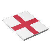 Notepad mit Flagge von England Notizblock (angewinkelt)