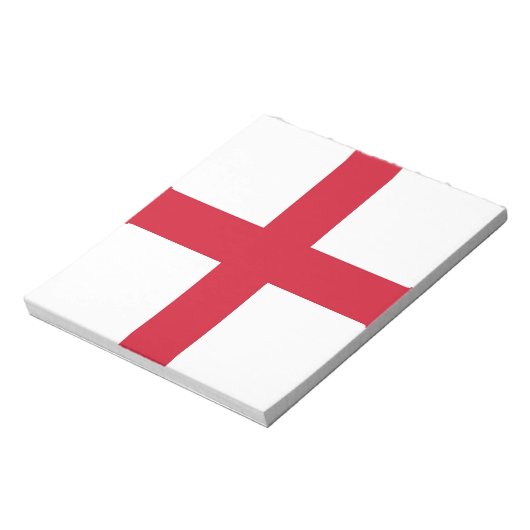 Notepad mit Flagge von England Notizblock (Rotiert)