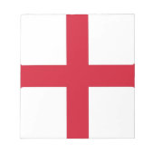 Notepad mit Flagge von England Notizblock (Vorderseite)