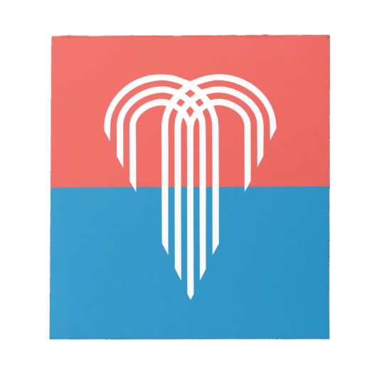 Notepad mit Flagge von Kansas City, Missouri Notizblock (Vorderseite)