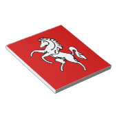 Notepad mit Flagge von Kent, England Notizblock (angewinkelt)
