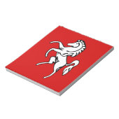 Notepad mit Flagge von Kent, England Notizblock (Rotiert)