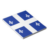 Notepad mit Flagge von Quebec, Kanada Notizblock (angewinkelt)