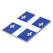 Notepad mit Flagge von Quebec, Kanada Notizblock (Rotiert)