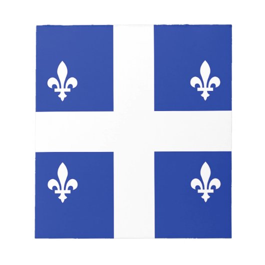 Notepad mit Flagge von Quebec, Kanada Notizblock (Vorderseite)