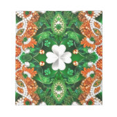 Notepad mit irischen Farben Modernes Design Notizblock (Vorderseite)