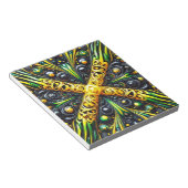 Notepad mit jamaikanischen Farben Modernes Design Notizblock (angewinkelt)