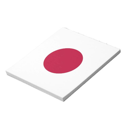 Notepad mit japanischer Flagge Notizblock (Rotiert)