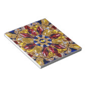 Notepad mit Kolumbien Farben Modernes Design Notizblock (angewinkelt)