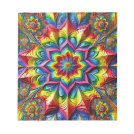 Notepad mit LGBTQ-Farben Modernes Design Notizblock