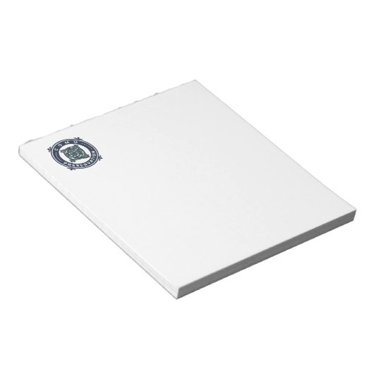 Notepad mit Logo Notizblock (angewinkelt)
