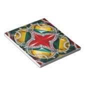 Notepad mit Los Angeles Farben Modernes Design Notizblock (angewinkelt)