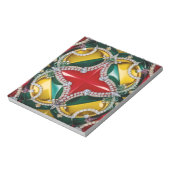 Notepad mit Los Angeles Farben Modernes Design Notizblock (Rotiert)