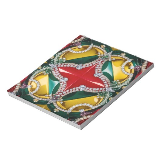 Notepad mit Los Angeles Farben Modernes Design Notizblock (Rotiert)