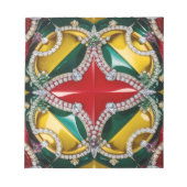 Notepad mit Los Angeles Farben Modernes Design Notizblock (Vorderseite)