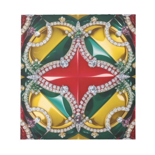 Notepad mit Los Angeles Farben Modernes Design Notizblock (Vorderseite)