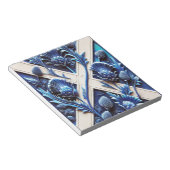 Notepad mit schottischen Thistles Modernes Design Notizblock (angewinkelt)