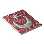 Notepad mit türkischen Farben Modernes Design Notizblock (angewinkelt)