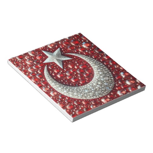 Notepad mit türkischen Farben Modernes Design Notizblock (angewinkelt)