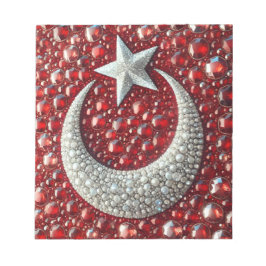 Notepad mit türkischen Farben Modernes Design Notizblock