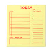 Notepad Notizblock (Vorderseite)