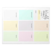 Notepad Notizblock (Vorderseite)