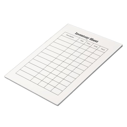 Notepad Notizblock (angewinkelt)