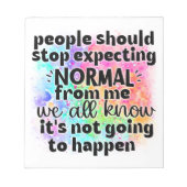 Notepad Notizblock (Vorderseite)