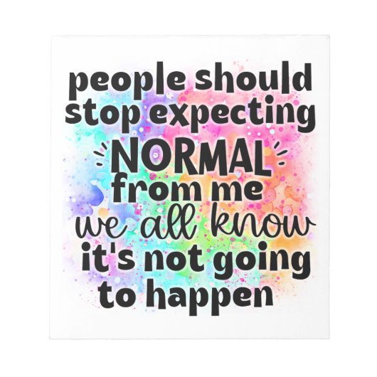 Notepad Notizblock (Vorderseite)