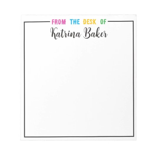 Notepad Notizblock (Vorderseite)