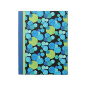 Notepad oder Jotter, blaues Moonmuster Notizblock (Rotiert)