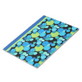 Notepad oder Jotter, blaues Moonmuster Notizblock (angewinkelt)