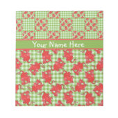 Notepad oder Jotter to Personalize: Niedliche rote Notizblock (Vorderseite)